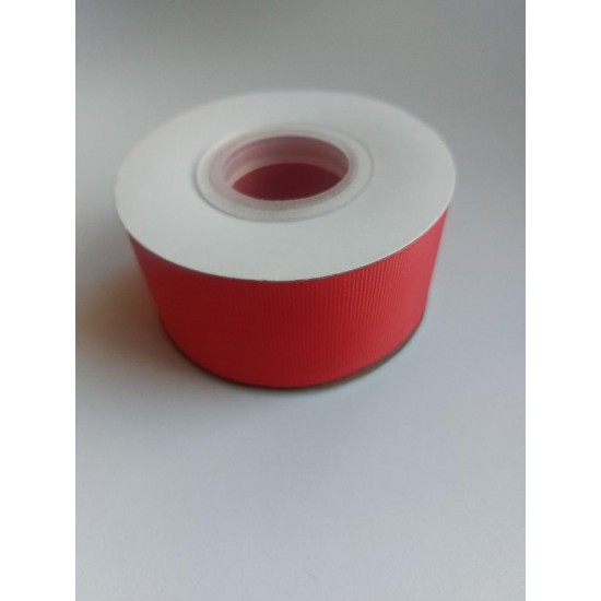 ОПТ Лента репсовая премиум 4 см*20 ярдов, цв. бордовый 33